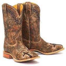 Men S Tin Haul John 3 16 Boots With Bible Verse Sole Handcrafted Yeehawcowboy