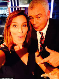 Isabel Webster says Sunrise co-host Eamonn Holmes is delighted about  pregnancy