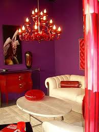 Unusual Color Combo Red And Purple Interiors Red Rooms Apartment Interior Bedroom Red