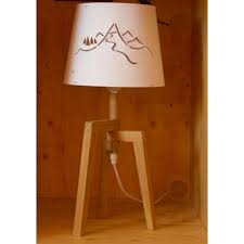 Alors optez pour cette parure de lit en flanelle esprit chalet. Zlampe001 Creations Leonie S France Lampe Bois Et Abat Jour Ajoure