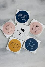 Inspirasi stiker di laptop : A Sticker Pack Featuring Favourite Images By Our Collaborating Artist Satoshi Kurosaki This Sticker Pack Includes 1 Each Of Kartu Nama Desain Stiker Inspirasi