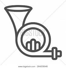 French Horn Line Icon Vector Photo Free Trial Bigstock Here is the french horn when finished. french horn line icon vector photo