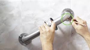 Moen lr2356dch grab bar with shelf. How To Install A Grab Bar 8 Steps With Pictures Wikihow