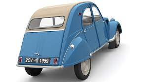 Citroen 2cv 3d Model Turbosquid 1527515 In 2020 Citroen 2cv Citroen 3d Model