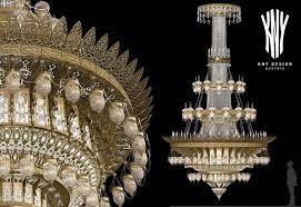 Very Large Crystal Chandelier For Grand Mosque By Kny Design Austria One Of The World S Leading Manuf Large Crystal Chandelier Crystal Chandelier Hanging Lamp