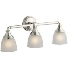 Best Bathroom Light Fixtures Kohler K10572sn Devonshire Triple Wall Sconce Vibrant Polished Nickel R Polished Nickel Wall Sconce Kohler Devonshire Sconces