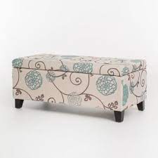 The handy lid lifts to reveal plenty of storage for throws, kids'. Rectangle Multi Colored Ottomans Living Room Furniture The Home Depot