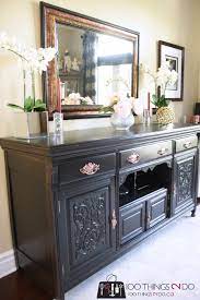 Dining Room Buffet Sideboard Makeover With Smart Strip 100 Things 2 Do Dining Room Buffet Dining Room Buffet Decor Buffet Furniture