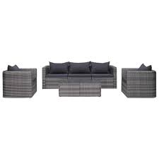 Associé à des coussins gris très confortables, votre salon de jardin assurera un très beau rendu dans votre décoration. Salon De Jardin Resine Tressee Gris Achat Mobilier De Jardin Sur Rue Du Commerce
