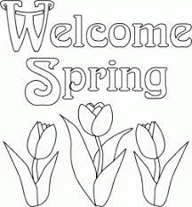 The coloring pages are printable and can be used in the classroom or at home. Spring Coloring Pages Spring Coloring Pages Spring Coloring Sheets Spring Pictures To Color