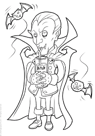 Vampiri 5 Disegni Da Colorare 24