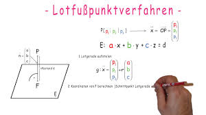 Abstand Punkt Ebene Lotfusspunktverfahren Erklarvideo Youtube Zum einstieg schaust du dir am besten das lernvideo zum lotfußpunktverfahren an. abstand punkt ebene lotfusspunktverfahren erklarvideo