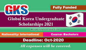 Global Korea Undergraduate Scholarships 2021 In South Korea Fully Funded Undergraduate Scholarships Scholarships Undergraduate