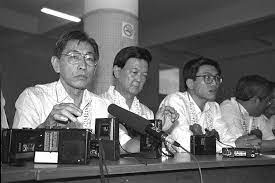 1934) is a singaporean politician. From Left Mr Chiam See Tong Mr Ling How Dong And Dr Chee