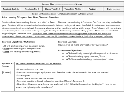 During the lesson students will improve their listening and speaking skills. Lesson Plan Template Completed Example Teaching Resources