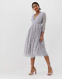 Shop easier with asos' multiple payments and return options (ts&cs apply). Asos Design Long Sleeve Lace Midi Prom Dress Asos