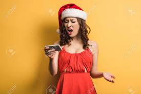 Check spelling or type a new query. Angry Girl In Santa Hat Screaming During Video Call On Yellow Background Stock Photo Picture And Royalty Free Image Image 137727897