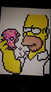Homero Pixel Art Dibujos En Cuadricula Dibujos En Pixeles Dibujos Pixelados