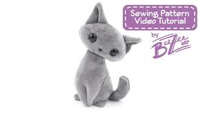 Download 1,930 cat pattern free vectors. How To Sew A Sitting Kitty Plush From My Sewing Pattern Youtube