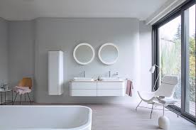 We have everything you need to coordinate your dream bathroom in any style & color. Curves And Colour A Rounded Look At Bathroom Design Duravit Enki Magazine