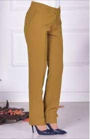 Sefamerve Duz Paca Pantolon 8070 02 Yag Yesil Pantolon Giyim Kadin