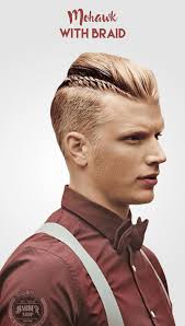 A braided style with a cascade of curls. Mohawk With Braids For Men Who Don T Go By The Rules