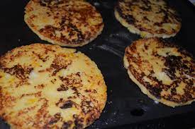 Colombian Arepas De Choclo Griddled Sweet Corn Cakes Delish Dlites Corn Cakes Arepas Recipe Sweet Corn Cakes