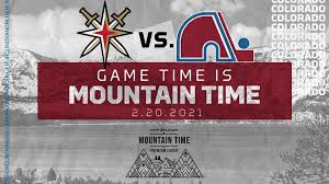 Game between colorado avalanche and vegas golden knights, stopped after first period, will resume at 9 p.m. Dzegmq Sffciym
