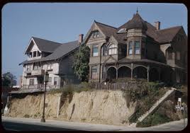 Then Vs Now Downtown Los Angeles 1952 Old Victorian Homes Bunker Hill Los Angeles Vintage Los Angeles
