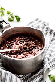 Fesols de santa pau are the beans of the species phaseolus vulgaris, l, grown in the district of garrotxa, in the autonomous community of catalonia. Seasoned Black Beans Garnish Glaze