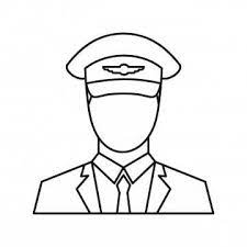Pilot Icon Outline Style Pilot Clipart Style Icons Outline Icons Png And Vector With Transparent Background For Free Download Pilot Clipart Medical Icon Icon