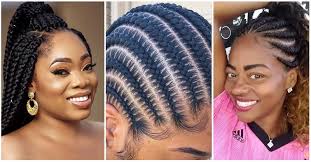 This triple ghana braid style features three fairly thick braids and uses blonde extensions to really make their texture pop. Updated 30 Gorgeous Ghana Braid Hairstyles August 2020