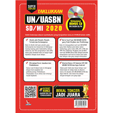 Coba kalian download arsip soal ujian nasional tahun 2015 pada link di bawah. Super Cespleng Taklukan Un Uasbn Sd Mi 2020 Shopee Malaysia