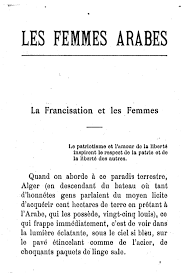 Maybe you would like to learn more about one of these? Page Auclert Les Femmes Arabes En Algerie 1900 Pdf 3 Wikisource