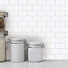 Great selection of tile backsplashes for kitchens, bathrooms and bars. Amazon Com Art3d 10 Sheet Peel And Stick Tile Backsplash 12 X12 Premium Anti Mold Kitchen Backsplash Peel And Stick Tile White Home Improvement
