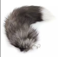 Beautiful Fox Fur Tail Keychain Luxurious Fur With Clasp Pretty Fox Fur Fox Tail Keychain Fur