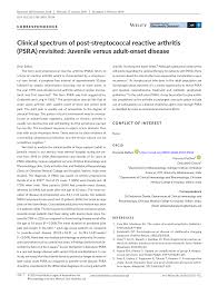 Image result for Poststreptococcal Reactive Arthritis