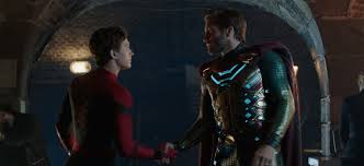 Far from home, we are repeatedly reminded that these scenes are phoney, so the distance is greater still. Spider Man Far From Home Movie Review A Fun Web Of Lies