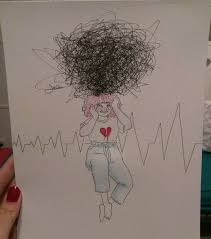 Little Simple Illustration But Full Of Emotions Watercolorpainting Watercolor Drawing Draws Emotional Drawings Drawing Feelings Simple Illustration