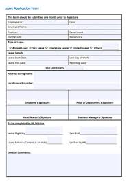 Any employer or hr staff knows the value of employing standard rules and processes in granting leaves to their employees. 50 Sample Leave Form Templates In Pdf Ms Word