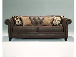 With A Rich Faux Leather Upholstery Beautifully Adorned With Button Tufting And Stitched Detailing The Exquisite Design Of The 822 Faux Leather Sofa
