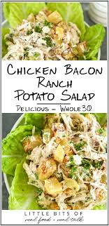 Chicken Bacon Ranch Potato Salad Little Bits Of In 2020 Bacon Ranch Potatoes Bacon Ranch Potato Salad Potatoe Salad Recipe