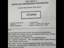 Soal Unbk Matematika Smk 2019 Beserta Pembahasannya Ilmusosial Id
