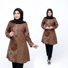 Model tunik batik wanita gemuk desain model baju. 45 Model Tunik Batik Modern Elegan Kerja Kombinasi