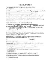 Commercial leases, such as shop leases, involve concerns that are different from those of residential leases. Free Rental Lease Agreement Templates By State Residential Commercial