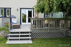 To avoid lap marks, apply to a few boards at a time, keeping a wet edge. Summer Patio Ideas Clean And Scentsible