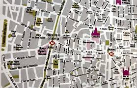 City guide all about maps of barcelona. Barcelona City Map With Tourist Attractions Street Map Of Barcelona