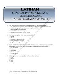 Soal bisa anda dapatkan dalam format word (docx) dan format. Soal Pkn Kls Xii Uas Sem 1 Ktsp 2006 Jawabanku Id