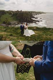 Adventure Elopement On A Cliff In Northern Ireland Small Destination Weddings Adventure Wedding Wedding Package