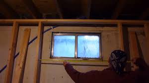 You will need to know how to miter inside and. Finish Framing Basement Window Frame Youtube